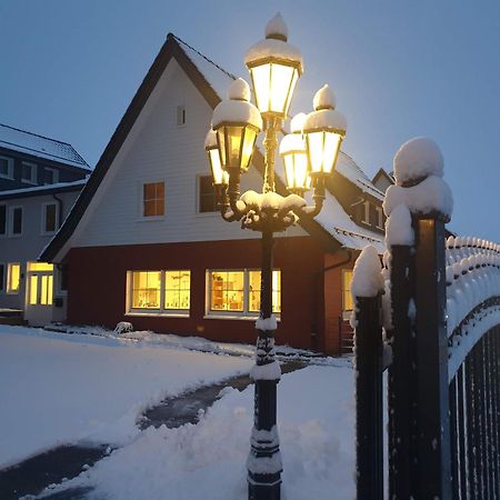 Fewo Winter In Der Villa Waldrand Mit Zwei Balkonen Bad Wunnenberg Exterior photo
